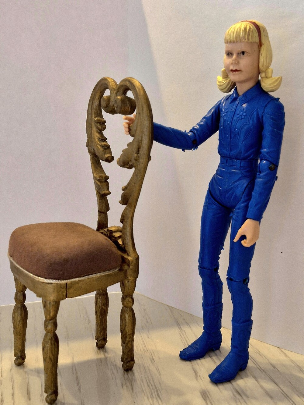 VTG Marx Josie West 9” Cowgirl Figure “Johnny’s Daughter” BestoftheWest + Chair